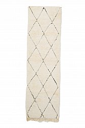Kilim Moroccan Berber rug Beni Ourain 280 x 85 cm