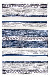 Rag rug - Nikita (blue)