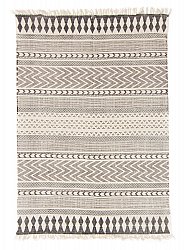 Rag rug - Marrakech (black/grey/white)
