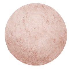 Round rugs - Aranga Super Soft Fur (pink)