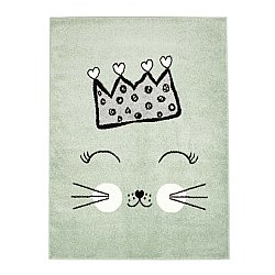 CHILDRENS RUGS rug for children room CHILDRENS RUGS for boy girl Bubble Crown green crown