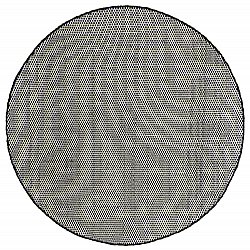 Round rug - Coastal (black/white)