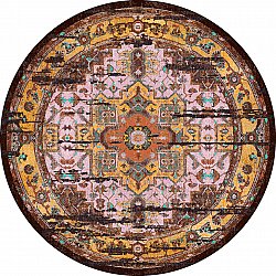 Round rug - Darnah (yellow/multi)