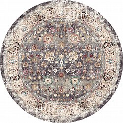 Round rug - Bouhjar (grey/multi)