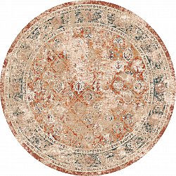 Round rug - Douz (red/multi)