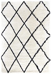 Shaggy rugs - Akita (black/white)