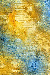 Wilton rug - Seia (yellow-blue)