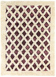 Wool rug - Kara (brown/offwhite)