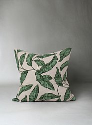 Cushion cover - Leaves (green)