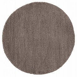Round rug - Avafors Wool Bubble (brown)