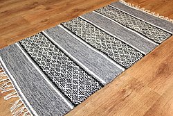 Rag rugs - Visby (black-white)