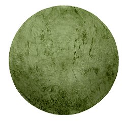 Round rugs - Aranga Super Soft Fur (olive)