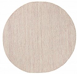 Round rug - Snowshill (pink/white)